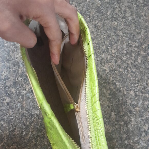 BRAHMIN Green leather Wristlet - Picture 7 of 9